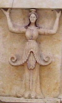 Detail im thrakischen K&ouml;nigsgrab in Sveshtari