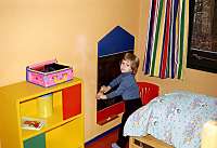 Kinderzimmer in einem Bungalow