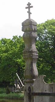 Schnitzerei aus dem russischen Bereich