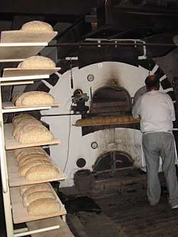 Steinbackofen im Gasthaus