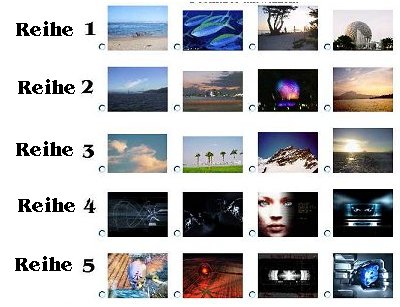 Bitte w&auml;hlen Sie Ihr Postkartenmotiv durch Anklicken der Punkte auf der rechten Seite!