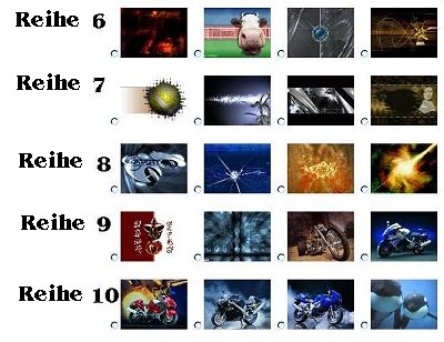 Bitte w&auml;hlen Sie Ihr Postkartenmotiv durch Anklicken der Punkte auf der rechten Seite!