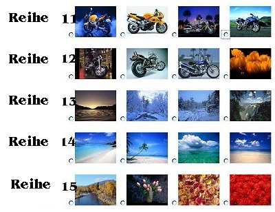 Bitte w&auml;hlen Sie Ihr Postkartenmotiv durch Anklicken der Punkte auf der rechten Seite!