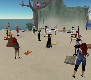 Typische Klassensituation beim Bauen eines Gegenstandes